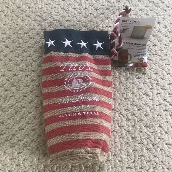 Tito’s Handmade Vodka Bottle Sweater & Gift Bag Austin Texas - Picture 4 of 11